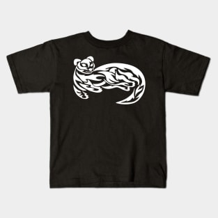 Tribal Otter Tattoo Kids T-Shirt